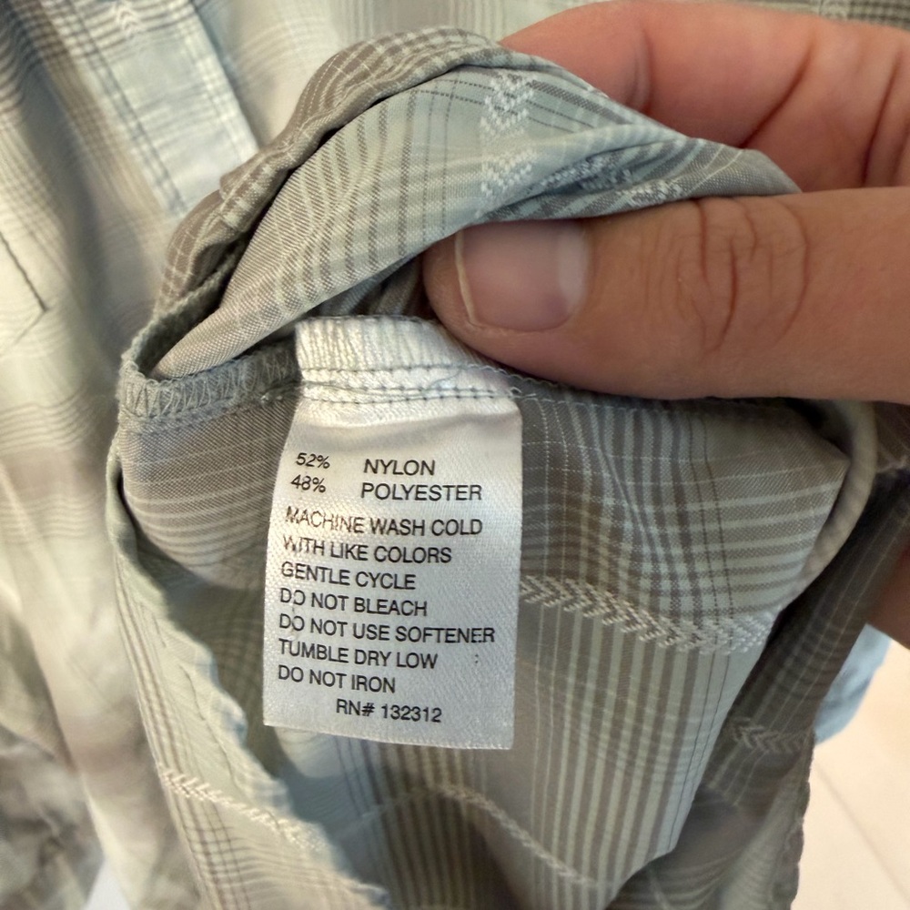 Howler Brothers Light Gray Plaid Shirt - Picture 4 of 4